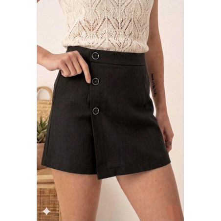 jupe short adam noir hiv26