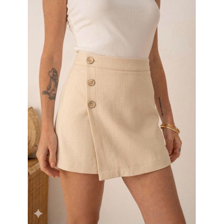 jupe short adam beige hiv26