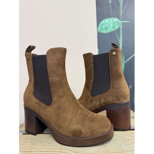 bottines alma camel at26