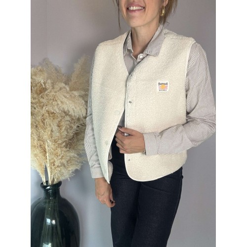 gilet sm riviera ecru at26