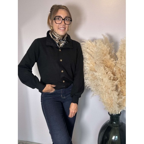 gilet noir eva at26