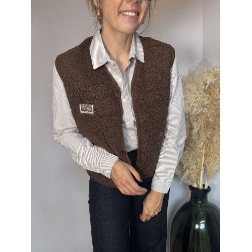 veste sm gabano choco at26