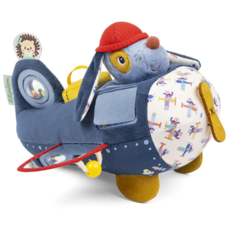 Jouet activites avion Jules le chien