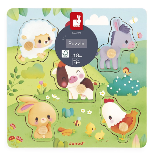 Puzzle Tactile Ferme - Ferme