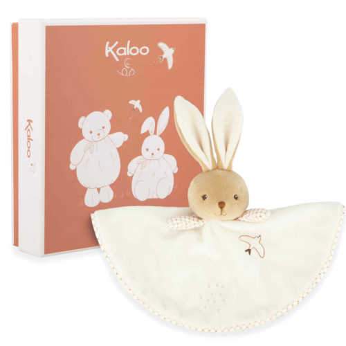 Doudou Lapin Rond Crème