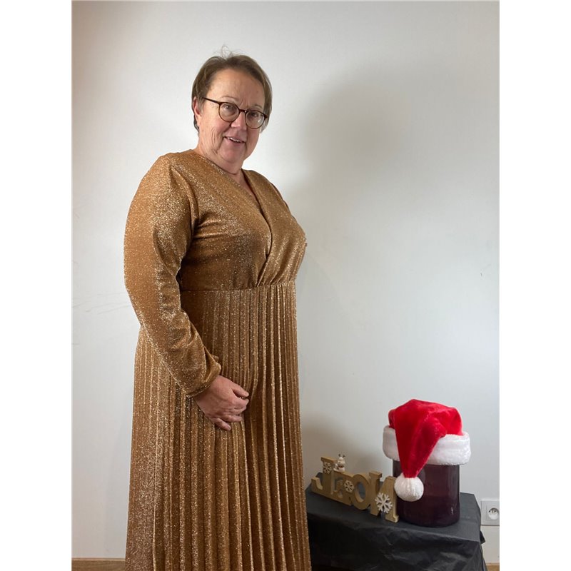 ROBE LONGUE BT ANNA CAMEL