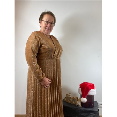 ROBE LONGUE BT ANNA CAMEL