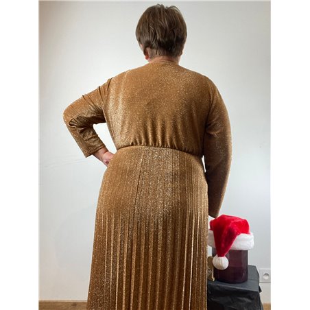 ROBE LONGUE BT ANNA CAMEL