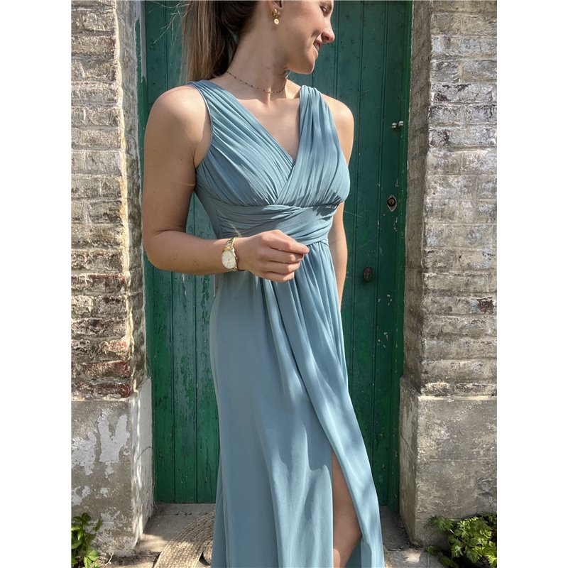 robe longue mylene bleu jeans