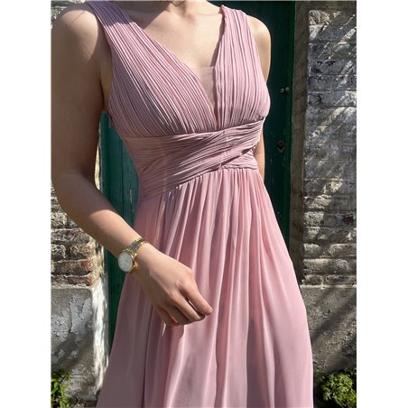 ROBE ROSE LYNA LONGUE